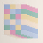 Bold Pastel Checks Pattern - Large XXXII Wrapping Paper Gallery Image 3