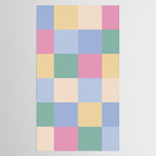 Bold Pastel Checks Pattern - Large XXXII Tablecloth Gallery Image 2