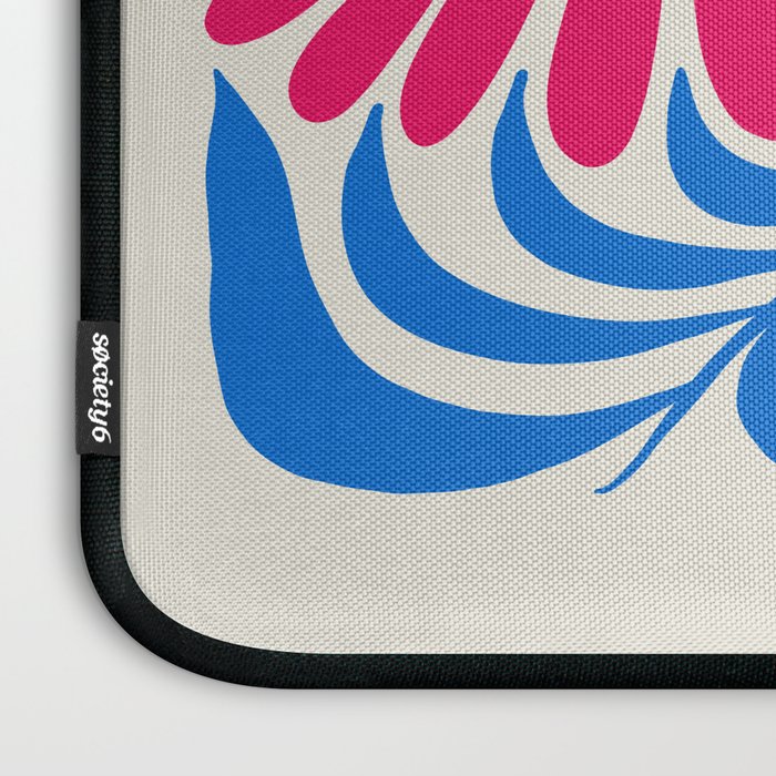 Viva Magenta Daisies Laptop Sleeve Gallery Image 3