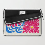 Viva Magenta Daisies Laptop Sleeve Gallery Image 2
