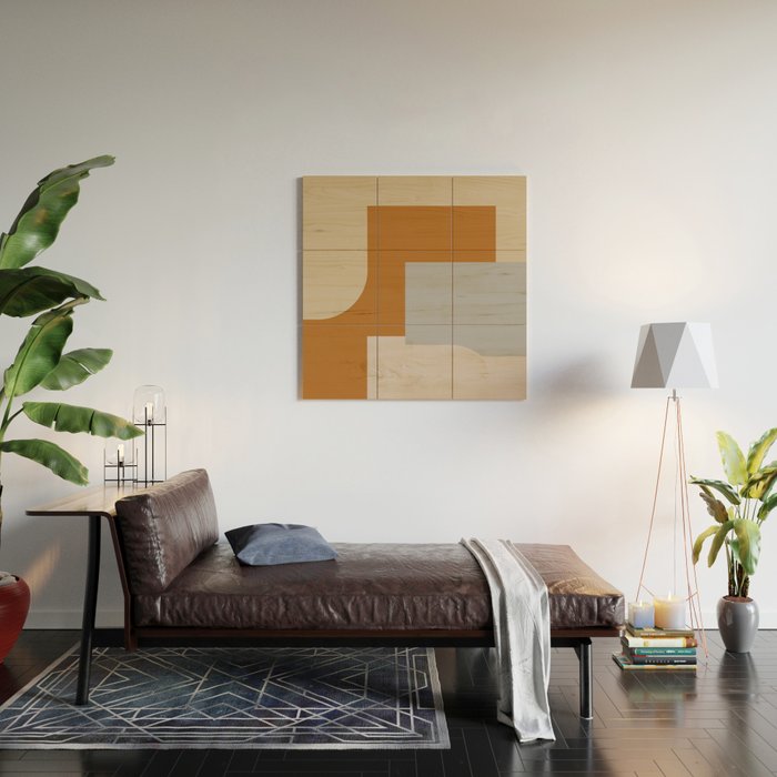 Contemporary Abstract 03 Wood Wall Art Gallery Image 2