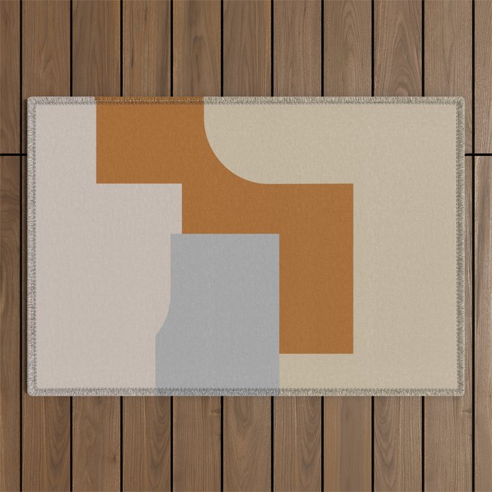 Contemporary Abstract 03 Outdoor Rug Gallery Image 1