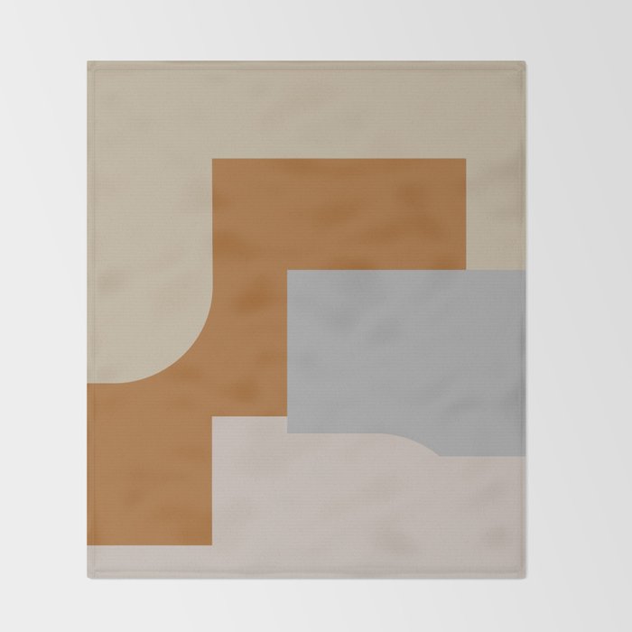 Contemporary Abstract 03 Throw Blanket Gallery Image 2