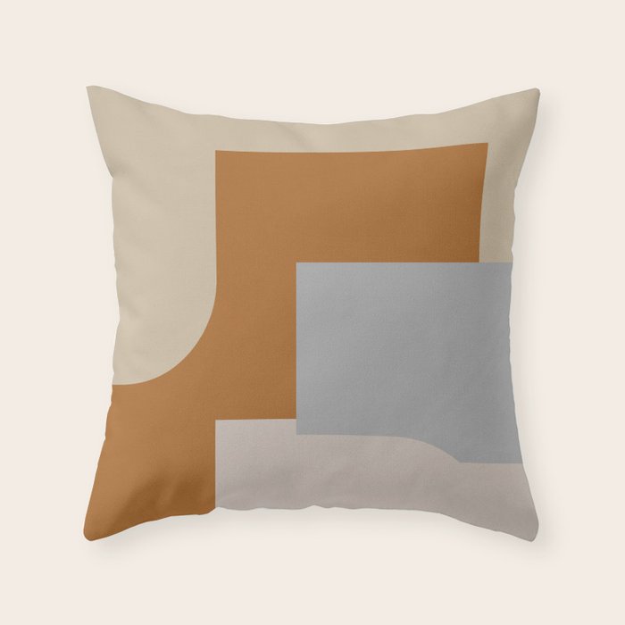 Contemporary Abstract 03 Throw Pillow Gallery Image 1