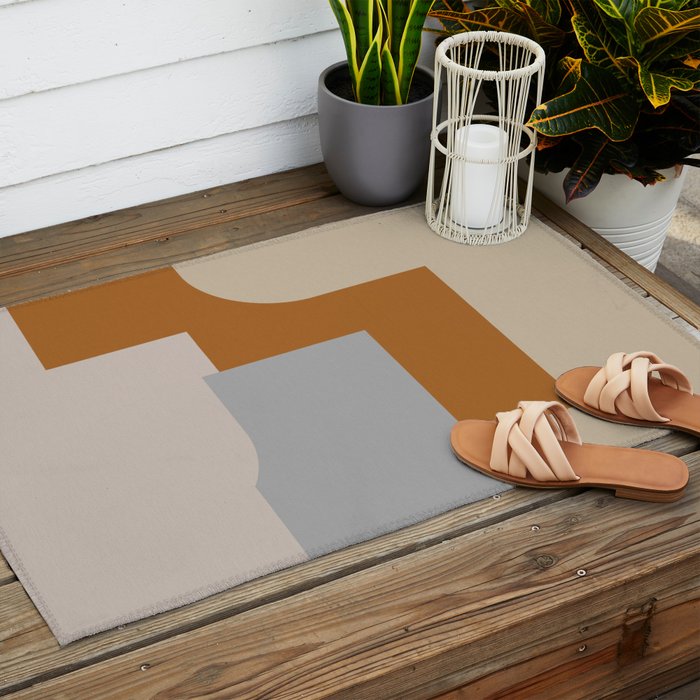 Contemporary Abstract 03 Outdoor Rug Gallery Image 2