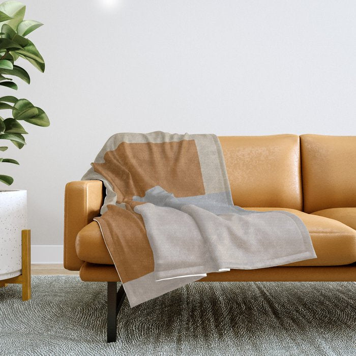 Contemporary Abstract 03 Throw Blanket Gallery Image 1