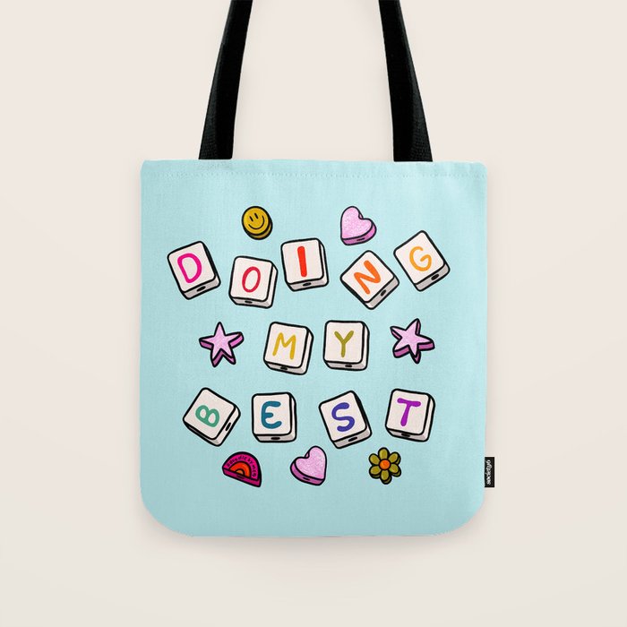 Doing My Best Tote Bag Gallery Image 1