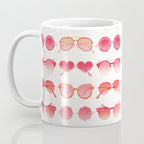 Sunglasses Collection - Pink OmbrÃ© Palette Coffee Mug Gallery Image 3