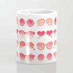 Sunglasses Collection - Pink OmbrÃ© Palette Coffee Mug Gallery Image 4