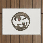 Japanese Tiger Outdoor Rug Gallery Image 1