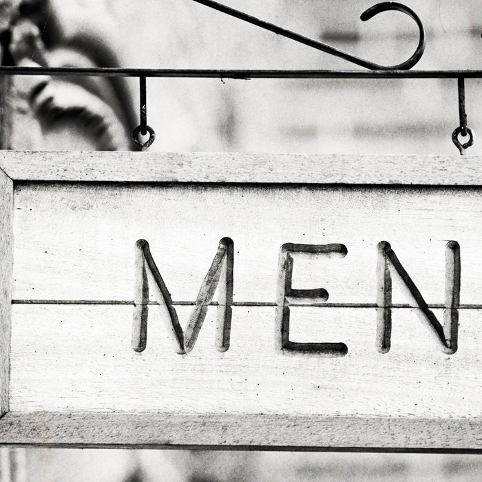Men Bathroom Sign, Men's Restroom Coffee Mug Gallery Image 2