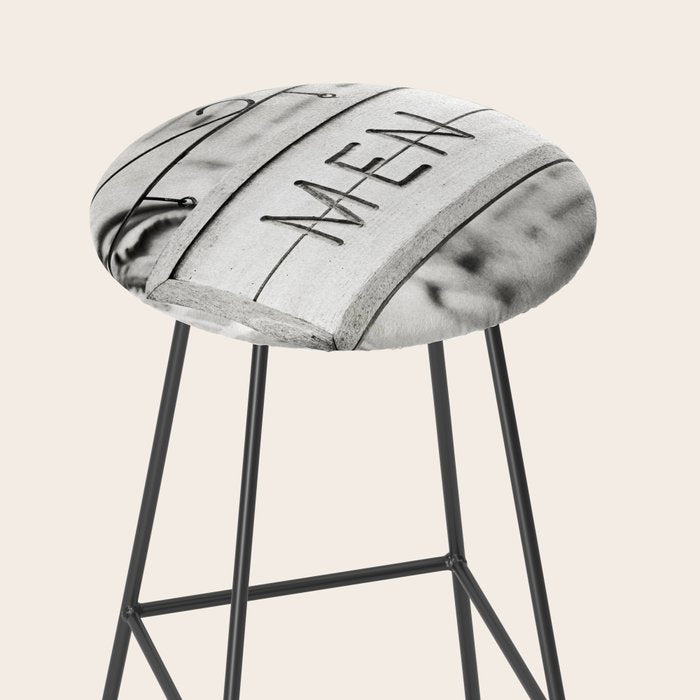 Men Bathroom Sign, Men's Restroom Stool Gallery Image 2