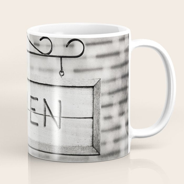 Men Bathroom Sign, Men's Restroom Coffee Mug Gallery Image 1