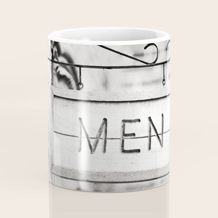 Men Bathroom Sign, Men's Restroom Coffee Mug Gallery Image 4