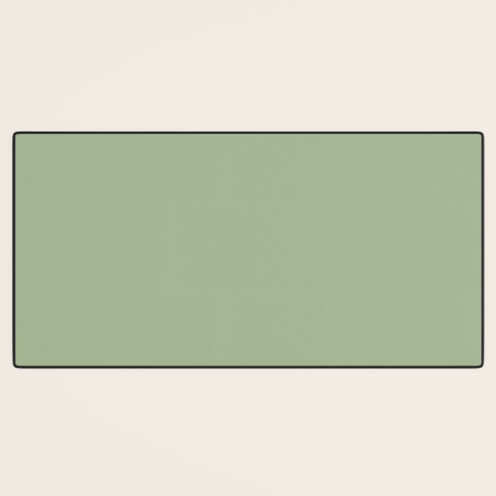 Sea Green Solid Matte Colour Blocks Desk Mat Gallery Image 3