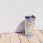 Flower Field Collage Travel Mug Gallery Image 4