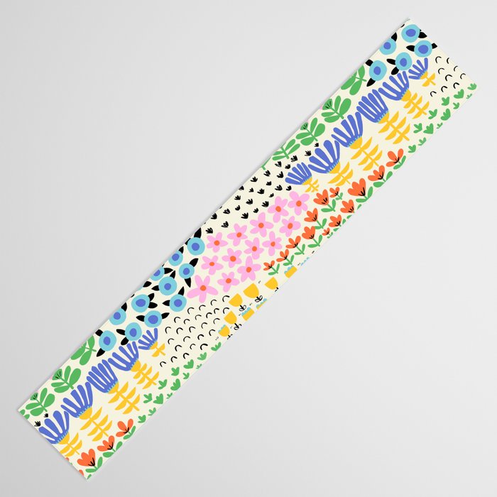 Flower Field Collage Table Runner Gallery Image 3