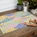 Flower Field Collage Outdoor Rug Gallery Image 2