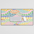 Flower Field Collage Desk Mat Gallery Image 1