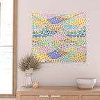 Flower Field Collage Wall Tapestry Gallery Image 2