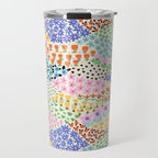 Flower Field Collage Travel Mug Gallery Image 1