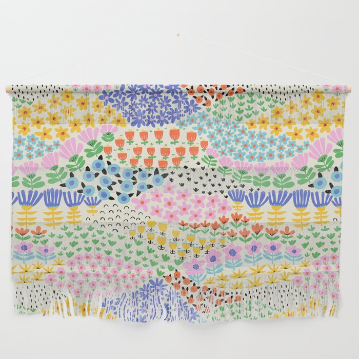 Flower Field Collage Wall Hanging Gallery Image 1