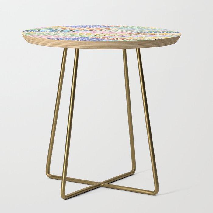 Flower Field Collage Side Table Gallery Image 1
