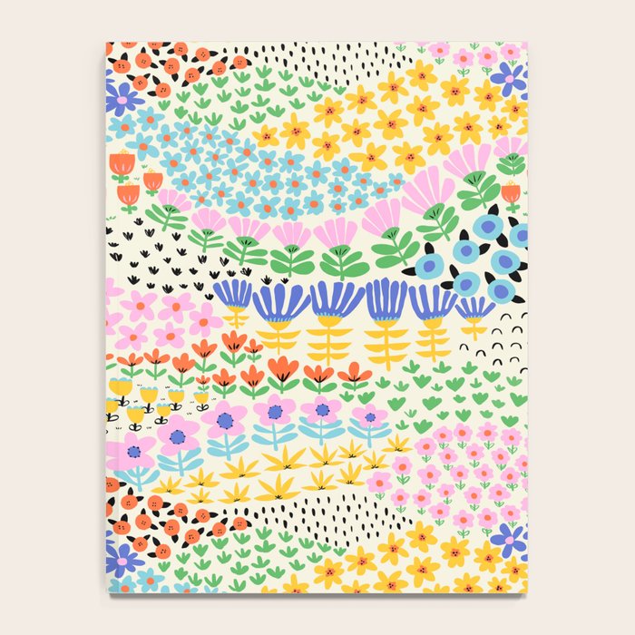 Flower Field Collage Notebook Gallery Image 4