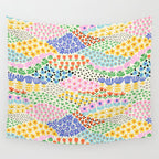 Flower Field Collage Wall Tapestry Gallery Image 4