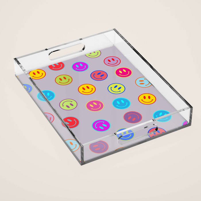 Smileys Obsessed Prpl Acrylic Tray Gallery Image 1
