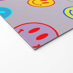 Smileys Obsessed Prpl Welcome Mat Gallery Image 2