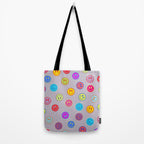 Smileys Obsessed Prpl Tote Bag Gallery Image 2