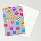 Smileys Obsessed Prpl Stationery Card Gallery Image 2