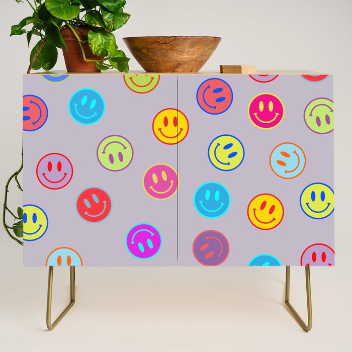 Smileys Obsessed Prpl Credenza Gallery Image 1