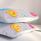 Smileys Obsessed Prpl Pillow Sham Gallery Image 3