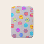 Smileys Obsessed Prpl Bath Mat Gallery Image 1