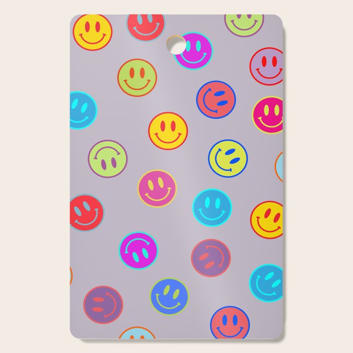 Smileys Obsessed Prpl Cutting Board Gallery Image 1