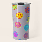 Smileys Obsessed Prpl Travel Mug Gallery Image 1
