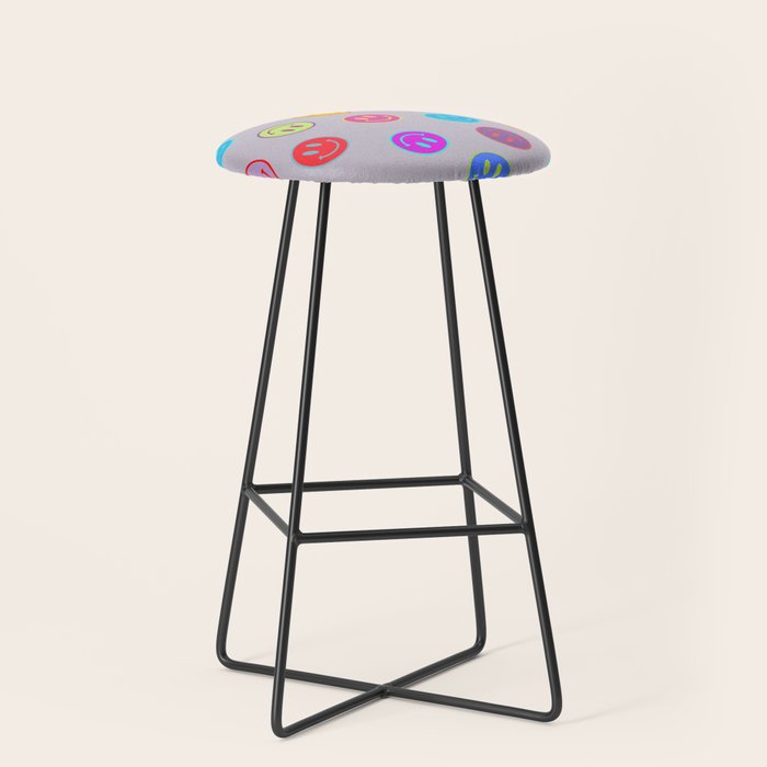 Smileys Obsessed Prpl Stool Gallery Image 1
