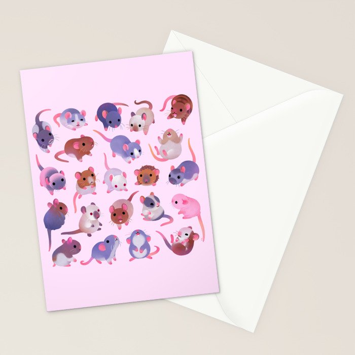 Fancy rat Stationery Card Gallery Image 2