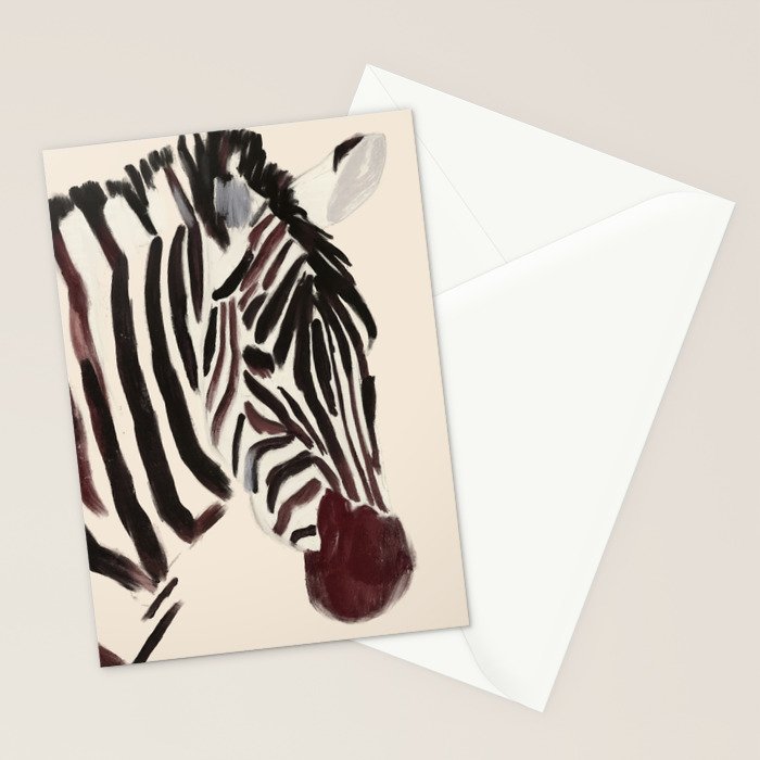 Zebra Stationery Card Gallery Image 2