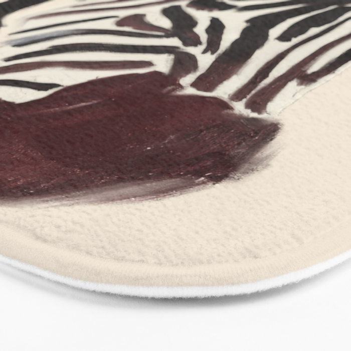 Zebra Bath Mat Gallery Image 3
