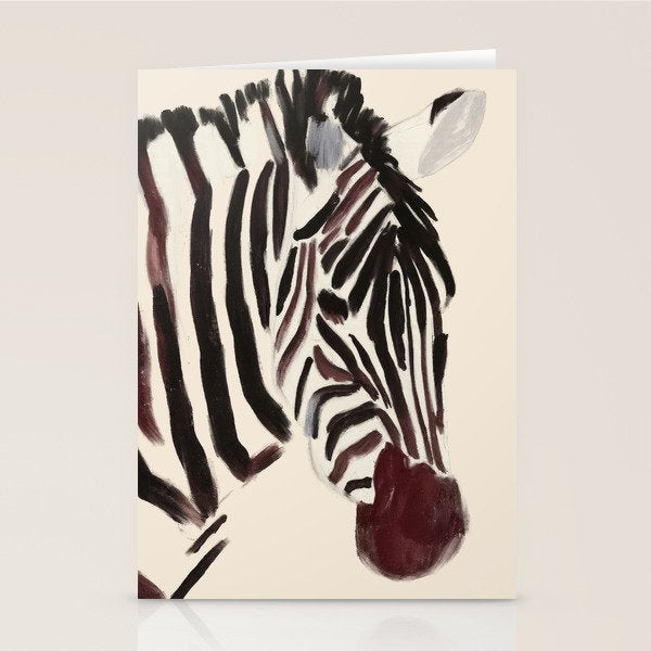 Zebra Stationery Card Gallery Image 1