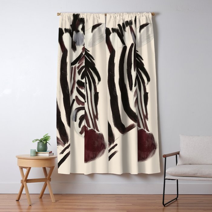Zebra Window Curtain Gallery Image 1