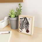 Zebra Mini Art Print Gallery Image 2