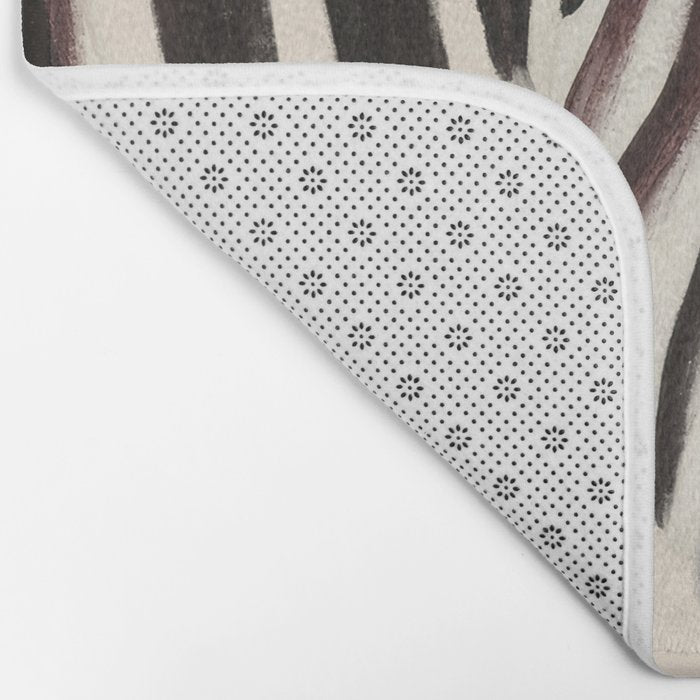 Zebra Bath Mat Gallery Image 2