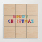 MERRY CHRISTMAS Wood Wall Art Gallery Image 1
