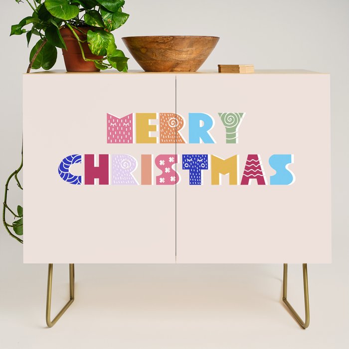 MERRY CHRISTMAS Credenza Gallery Image 1