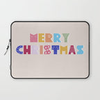 MERRY CHRISTMAS Laptop Sleeve Gallery Image 1