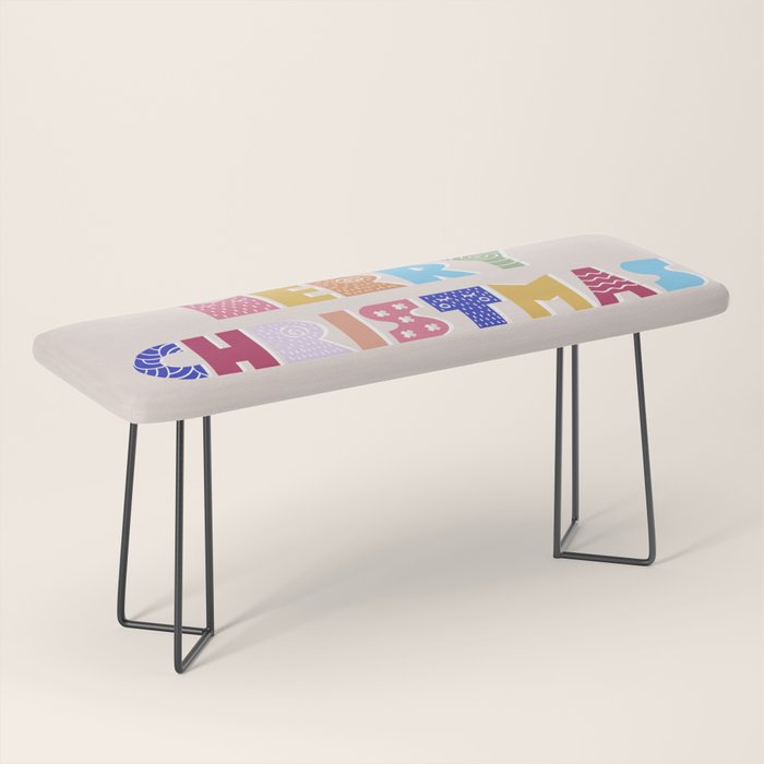 MERRY CHRISTMAS Bench Gallery Image 1